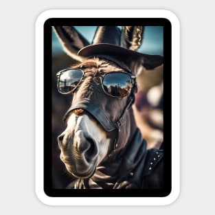 funny donkey Sticker